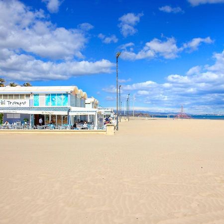 120 Sqm Loft-Style Apartment Beach Royal Marina Valencia Buitenkant foto