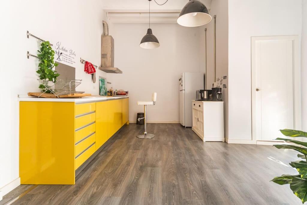 120 Sqm Loft-Style Apartment Beach Royal Marina Valencia Buitenkant foto